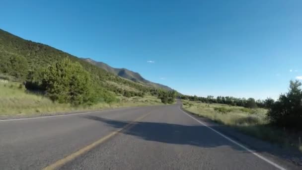 Saliendo del Parque Nacional Great Sand Dunes en Colorado . — Vídeos de Stock