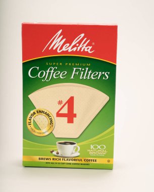 Rocky Hill, CT, ABD - 4 Nisan 2020 Melitta Kahve Filtreleri numara 4