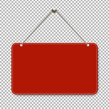 red door sign  clipart