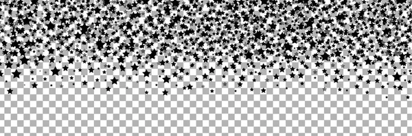 Estrellas negras Frontera — Archivo Imágenes Vectoriales