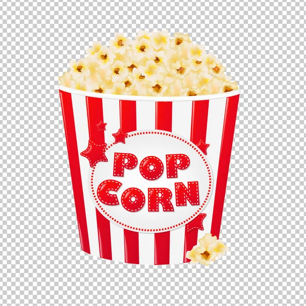 Popcorn in scatola di cartone — Vettoriale Stock