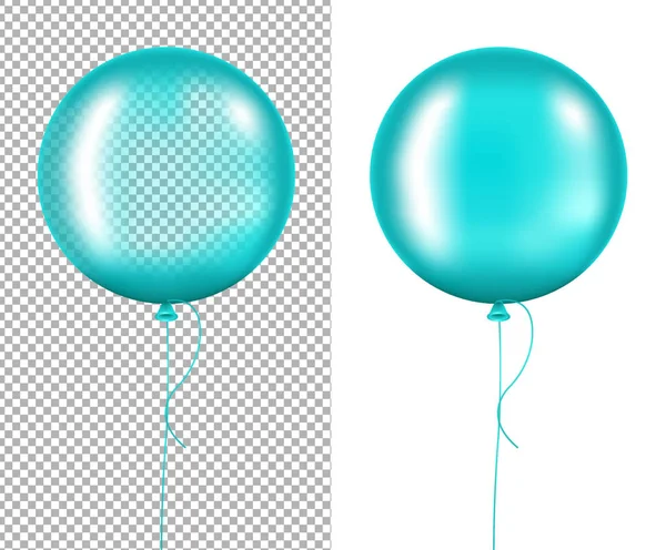 Malla de degradado de globos de menta — Vector de stock