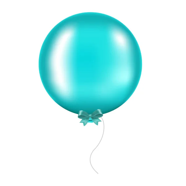 Mint båge med ballong — Stock vektor