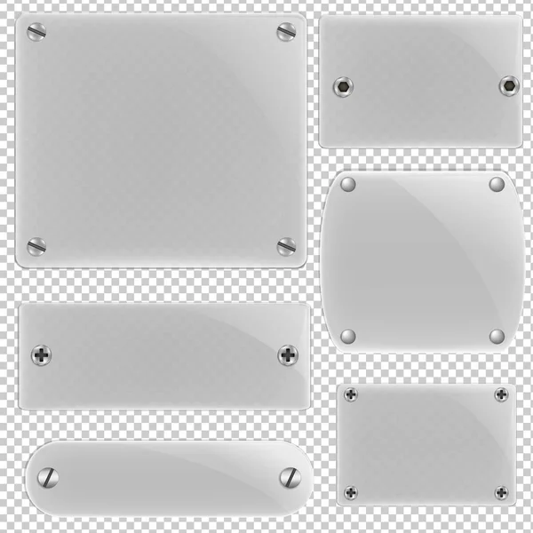 Glass Framework Set — Wektor stockowy