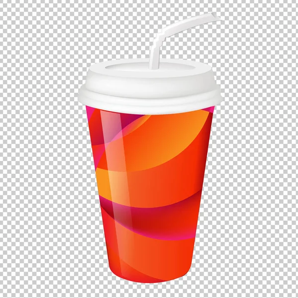 Papper glas på Gradient Mesh — Stock vektor