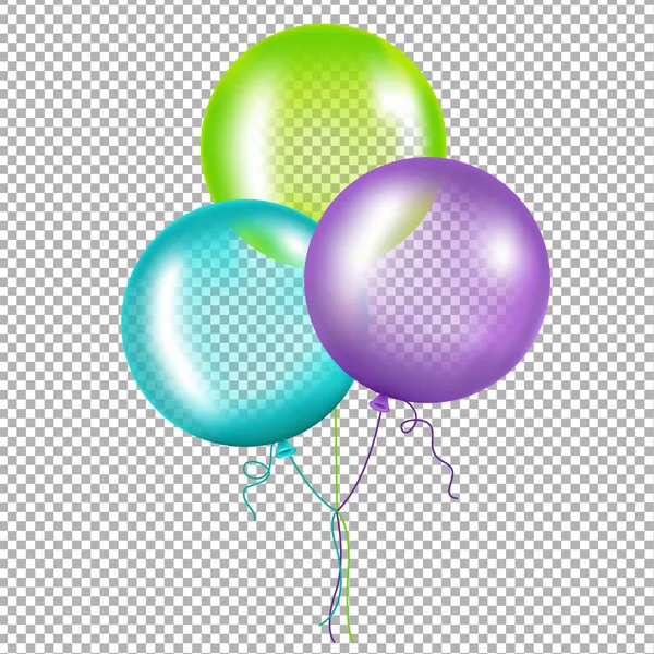 Balloons on Gradient Mesh — Stock Vector