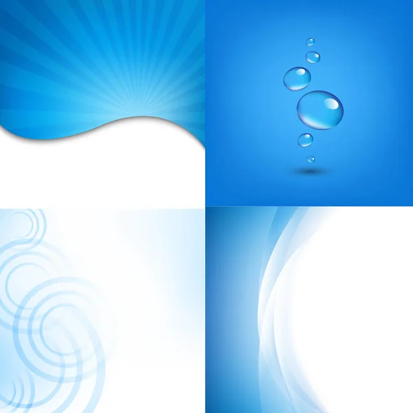 물 배경 화면 설정 — 스톡 벡터