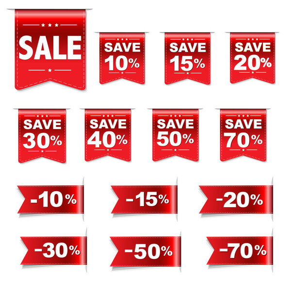Discount Red Labels Set