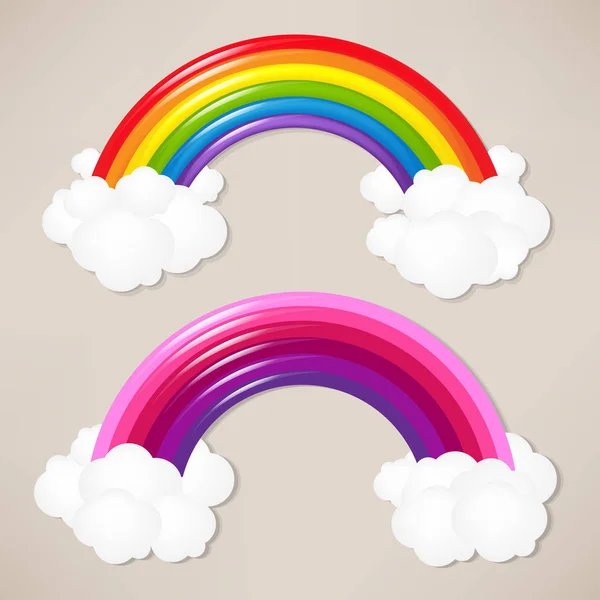 Zestaw Rainbow Kolorowe — Wektor stockowy