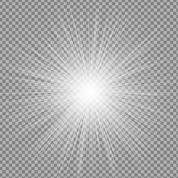Parlayan ışık efektleri — Stok Vektör