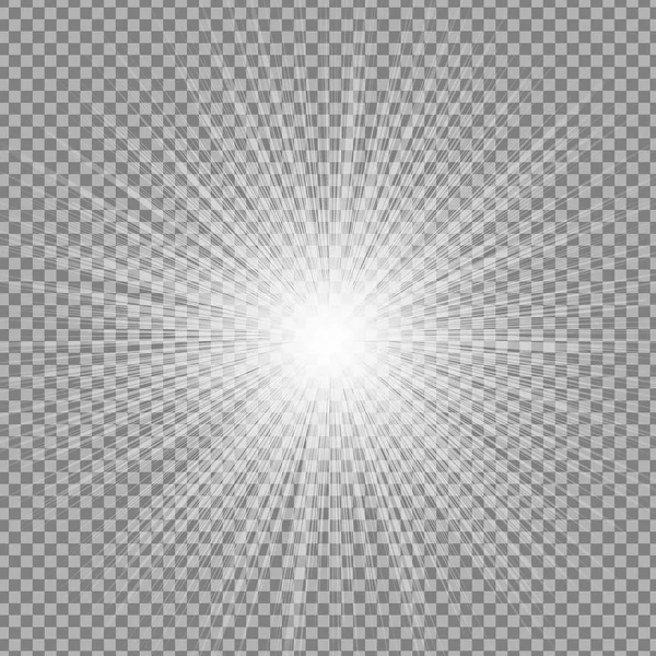 Efectos de luz brillante — Vector de stock