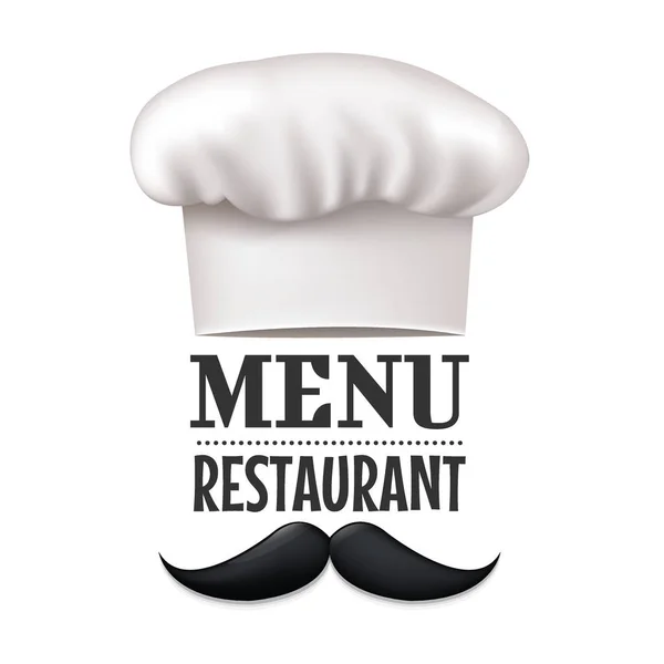 Menú restaurante diseño — Vector de stock