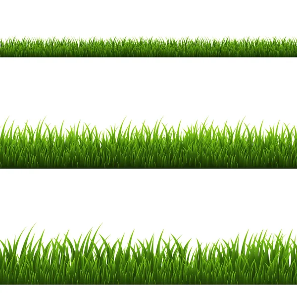 Fronteira de grama verde — Vetor de Stock