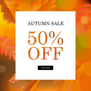 Sonbahar Satılık portakal Poster