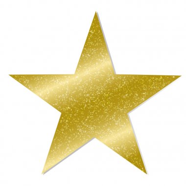 beyaz arkaplanda yıldız