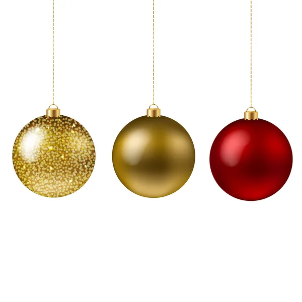 Boule Noël Isolée Avec Maille Dégradée Illustration Vectorielle — Image vectorielle