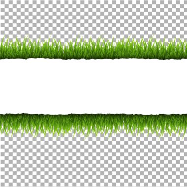 Çim ile kağıt üzerinde şeffaf arka plan sökük