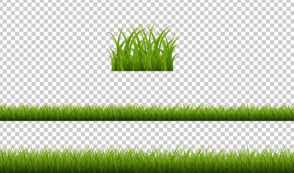 绿草分离透明背景 — 图库矢量图片