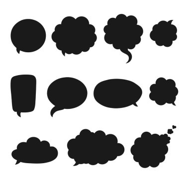 Konuşma balonu seti