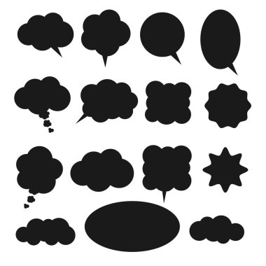 Konuşma balonu seti