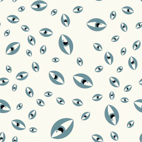 Modèle d'oeil sans couture — Image vectorielle