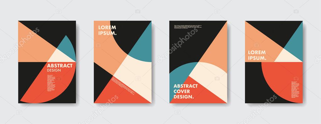 Geometric Retro Vibe Posters