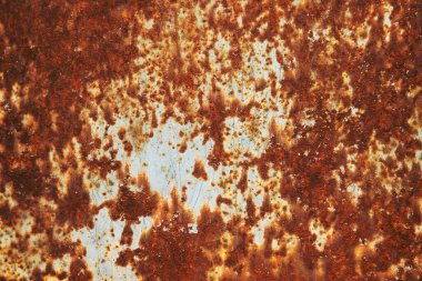 Paslı ve eski metal doku arkaplanı.