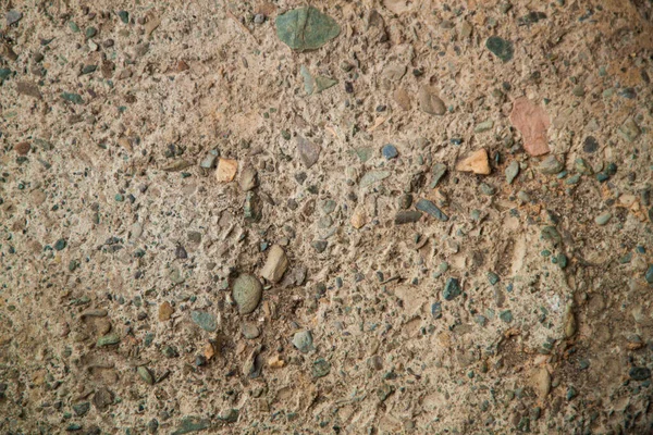 Parede Textura Com Seixos Coloridos Parede Concreto Com Pedra Natural — Fotografia de Stock