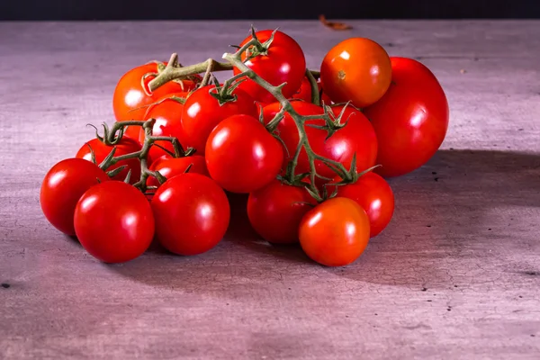 Pomidory gałąź zrobić plakat do dekoracji kuchni — Zdjęcie stockowe