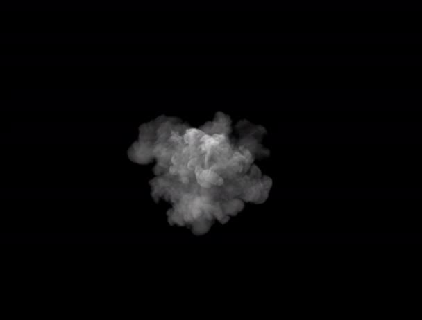 Oheň Kouř Výbuch Pálení Full — Stock video
