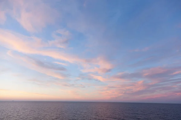 Coucher de soleil sur la mer Baltique Images De Stock Libres De Droits