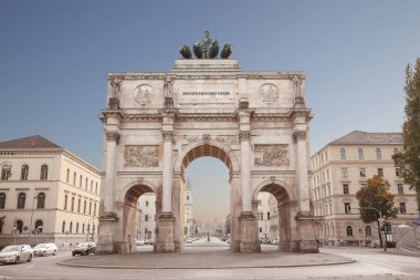 Siegestor Münih, Almanya. Zafer kapısı, zafer kemer c