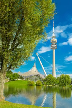 Münih, ORME, Olimpiyat kule ile Olympiapark üzerinde göster
