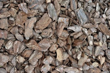 Çam kabuğu yığını doku