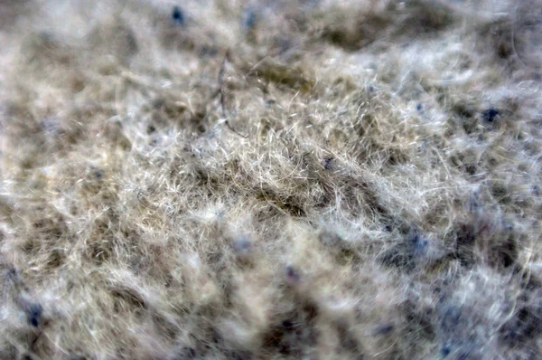 Grå ull filt textur - mjuk bondad duk bakgrund — Stockfoto