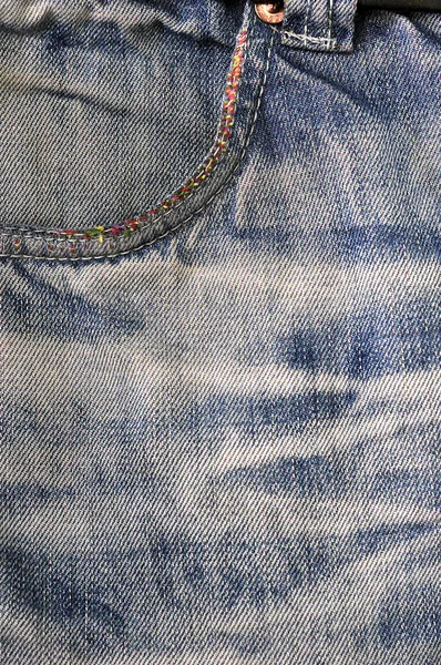 Kieszeni tło tekstura jeans denim — Zdjęcie stockowe