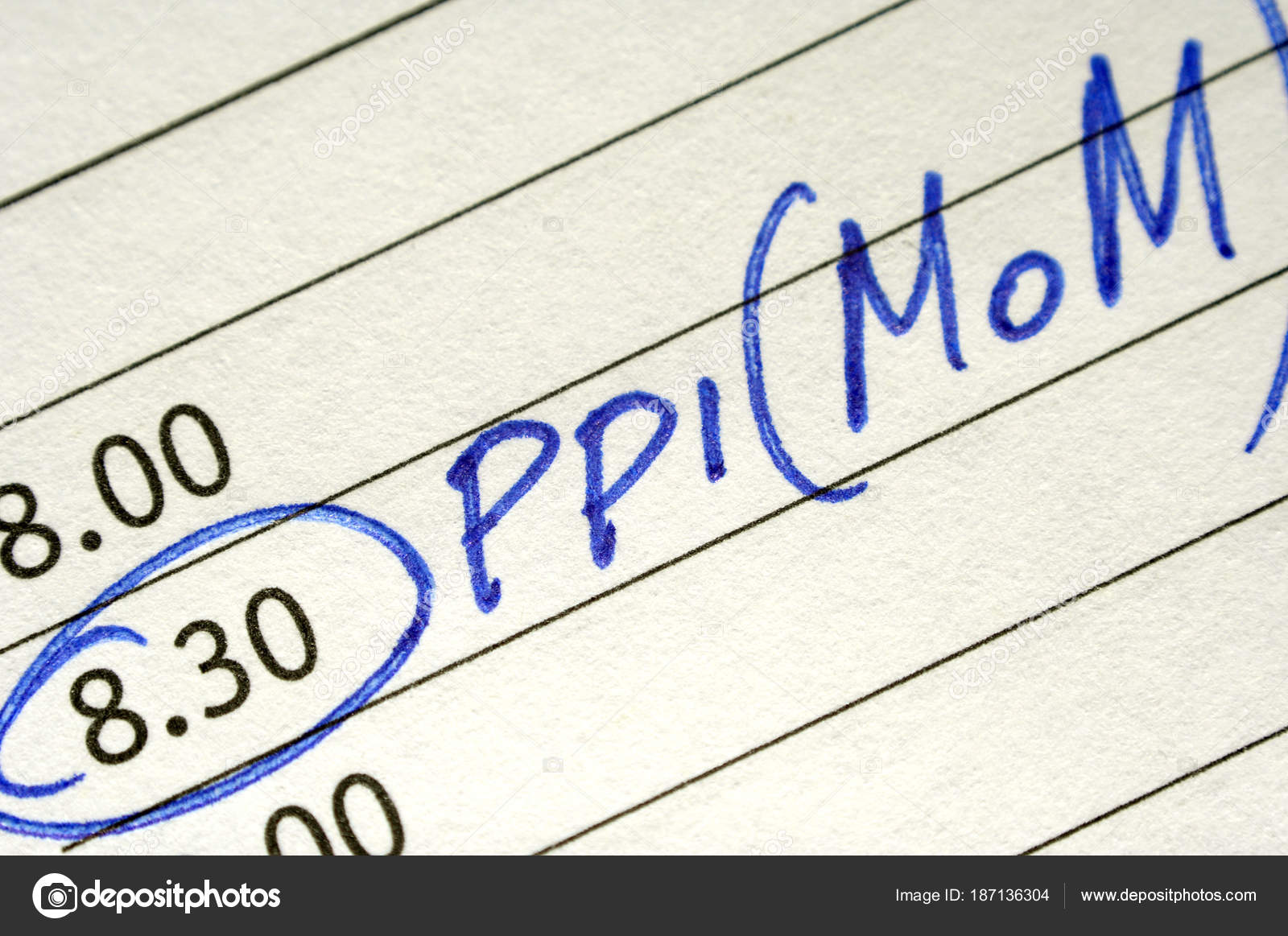 Economic Calendar Reminders Blog Forex Time Events Stock Photo - 