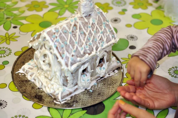 Noel kurabiye evler çatı yapım.