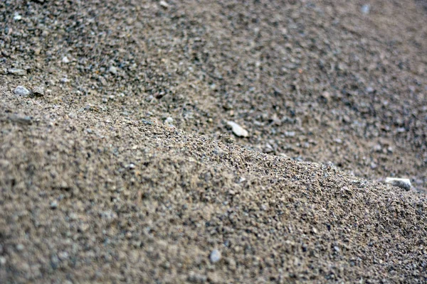 Textura de areia e cascalho . — Fotografia de Stock