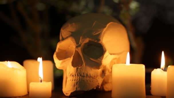 Abstrakter Hintergrund zu Halloween — Stockvideo