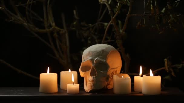 Abstrakter Hintergrund zu Halloween — Stockvideo
