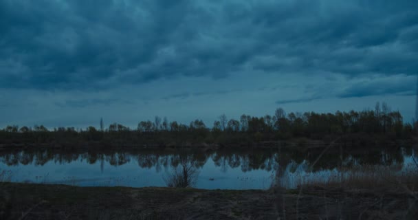 Timelapse of blue hour — Stock Video