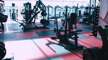 modern bir spor salonu iç