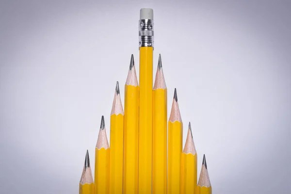 Ceruza izolált tiszta fehér háttér — Stock Fotó