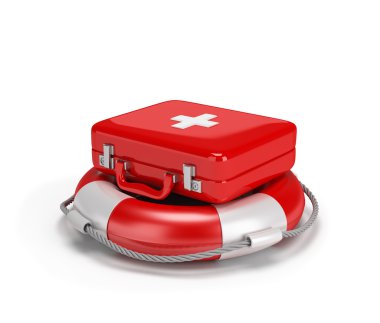 İlk yardım seti bir lifebuoy