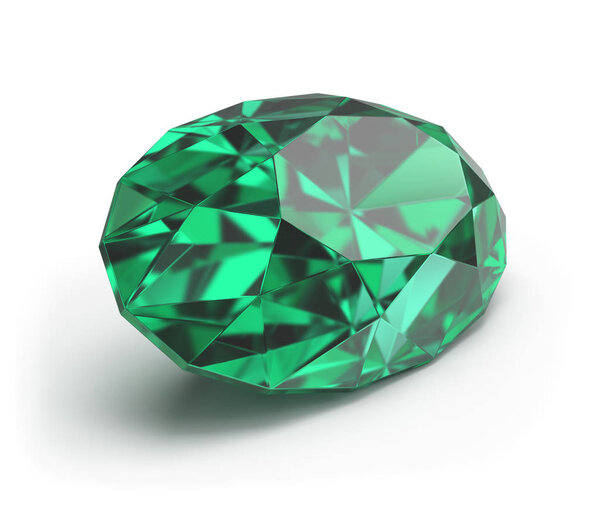 Emerald green stone