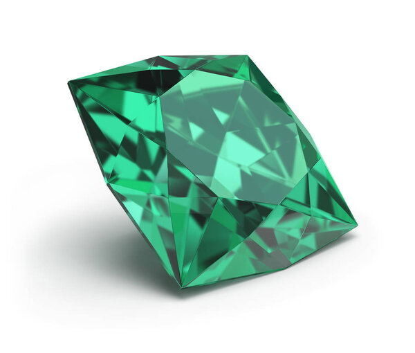 Изумрудно-зелёный камень
