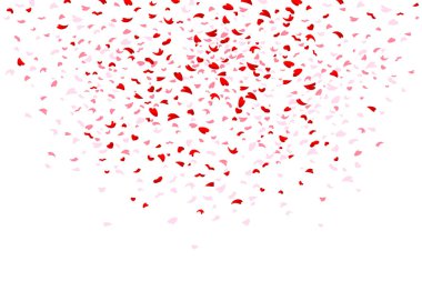 Kırmızı kalpler arka plan 