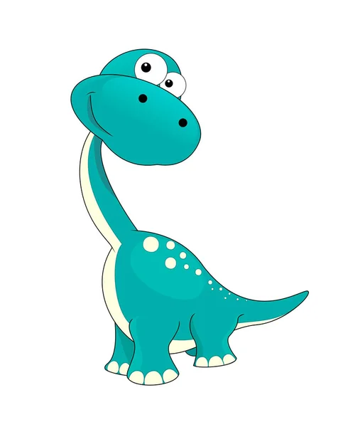 Kis aranyos dinoszaurusz — Stock Vector