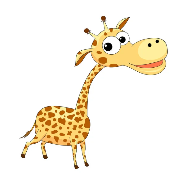 Niedliche lustige Giraffe — Stockvektor